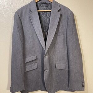 Kroon Sting Blazer Sports Coat Herringbone Tweed  Wool Size 44 L Great‎ Details